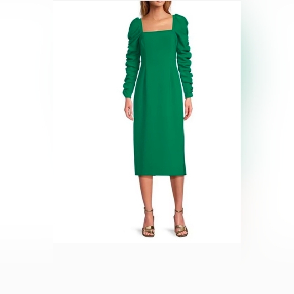 ANTONIO MELANI Dresses & Skirts - Antonio Melani Elena Crepe Square-Neck Dress NWT